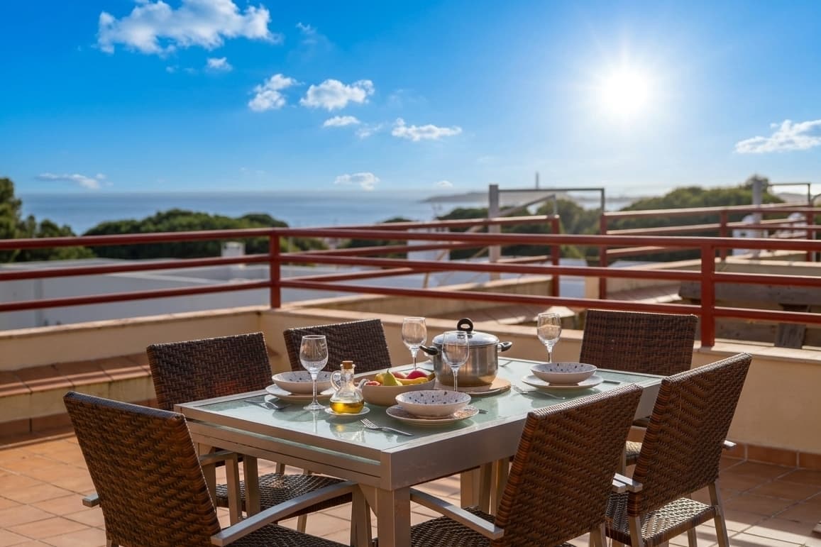 Terraza atardecer: relax en Caños — Los Caños de Meca